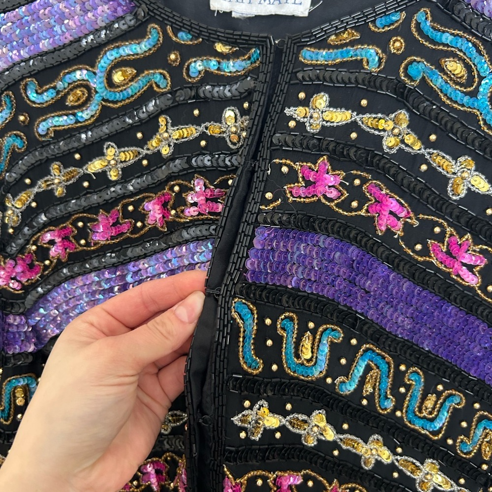 Vintage Beaded/Sequin Jacket - image 8